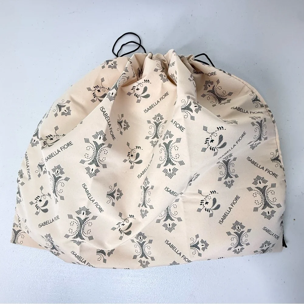 Isabella Fiore Limited Edition Beaded Embroidered Handmade Tote Leather Bag Rare